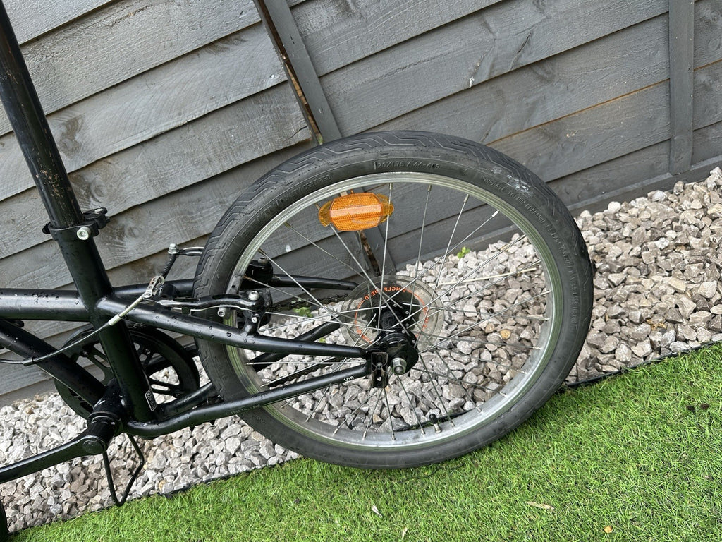 BTWIN 100 Folding Bike 20-inch, Black