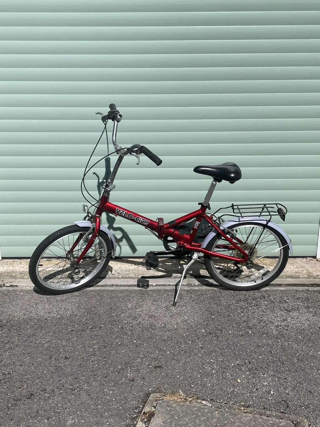 A Pair Of Velo-city 5 Speed Folding Bikes In Good Condition With Bags