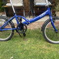 Apollo Tuck 20'' Lightweight Folding Bike Single Speed Blue