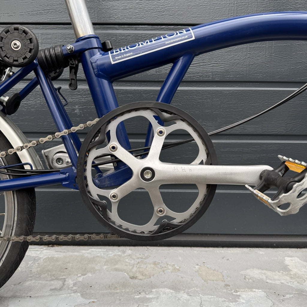 Brompton M3L 3 speed Blue Cobalt Serviced Superb Condition