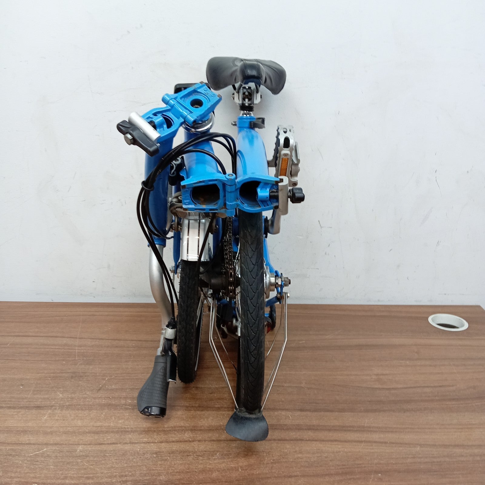 Brompton C Line M6L Folding Bike Arctic Blue 6 Speed Folding Bicycle