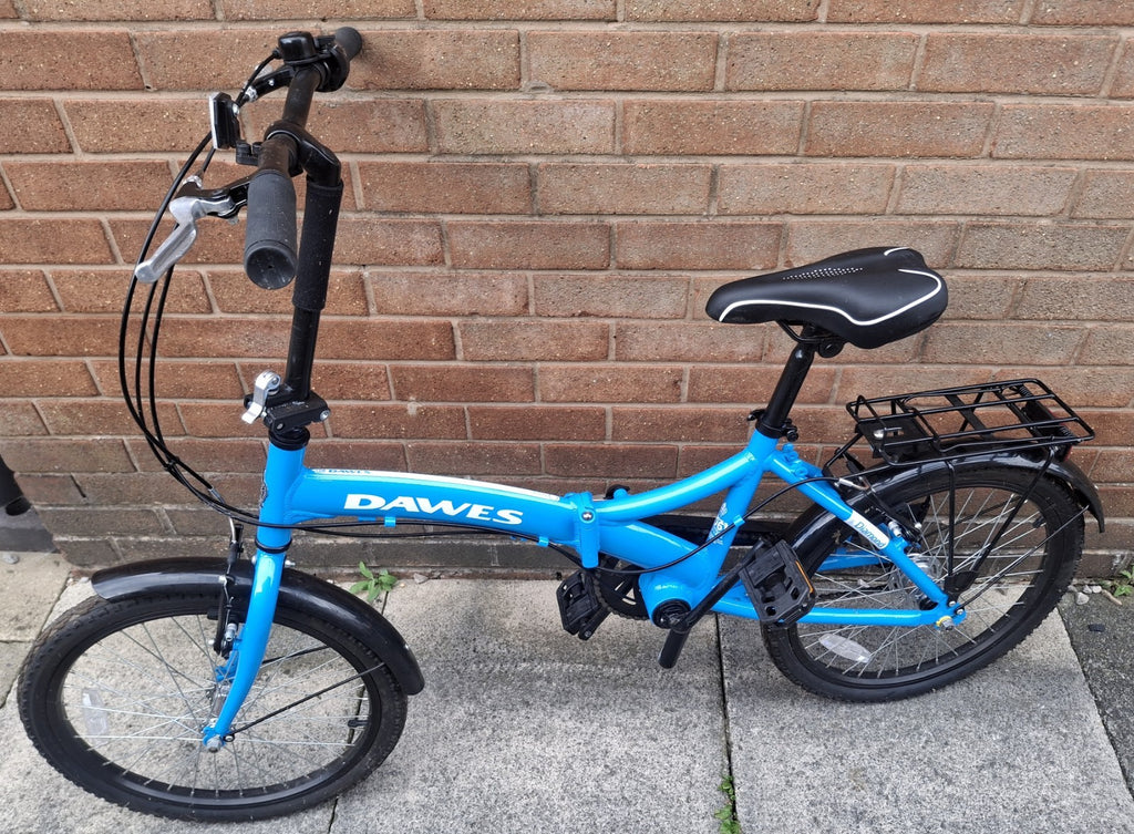Dawes Diamond Folding Bike 13" Frame 20" Wheels Used Twice Summer Bargain VGC