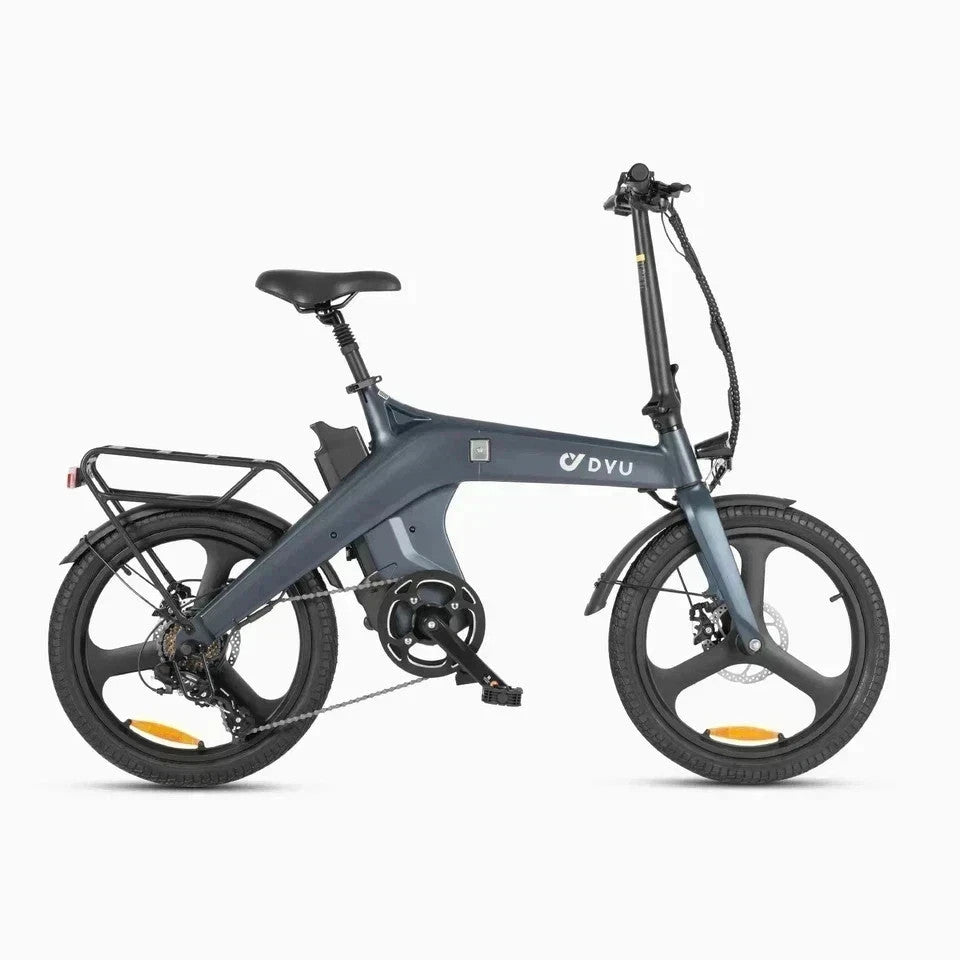 DYU T1 20" Folding E - Bike 250-W 36-V 10/Ah Battery 60KM Range City E- Bike
