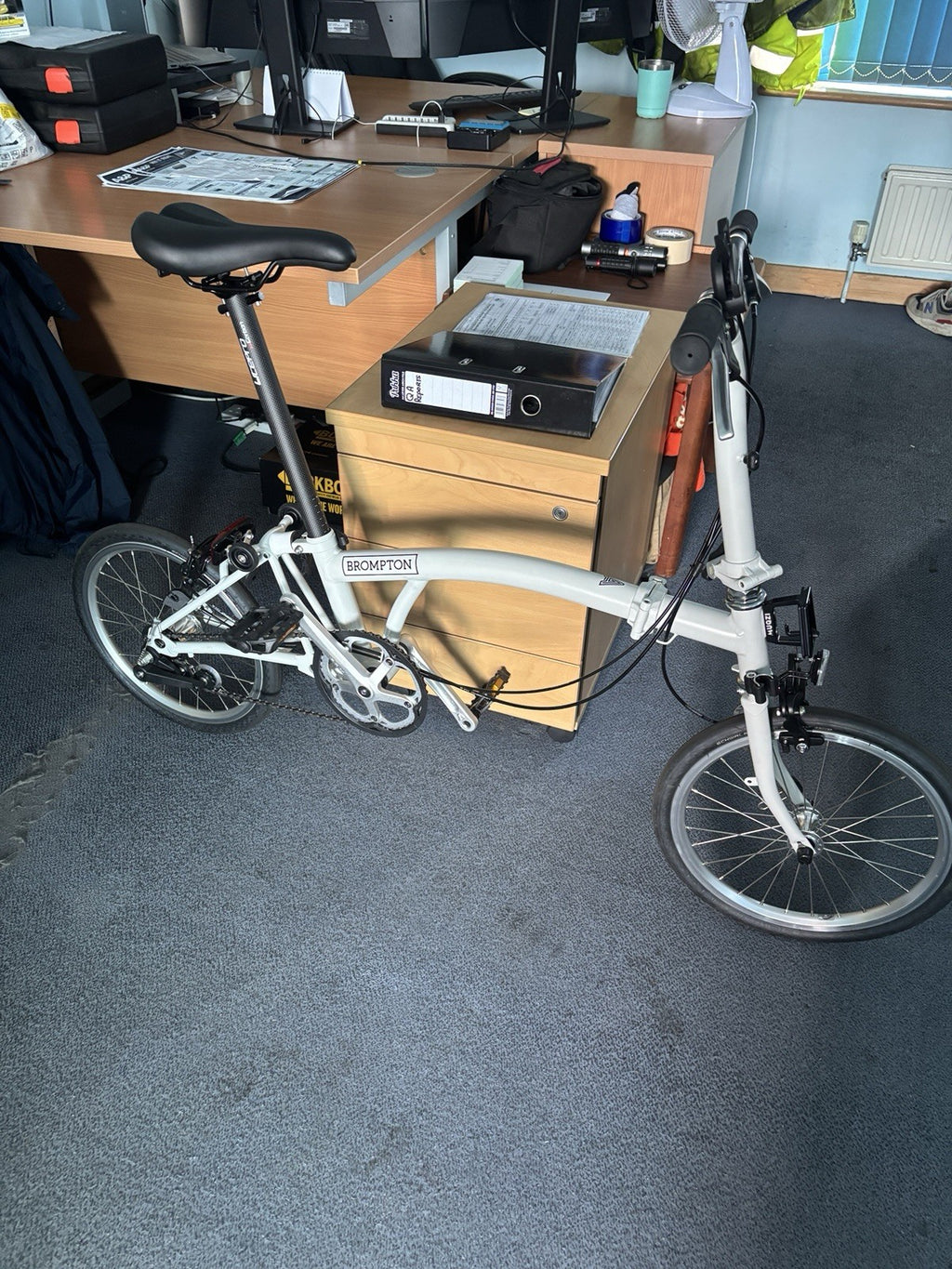 Brompton A Class Folding Bike With Upgrades Nearly New