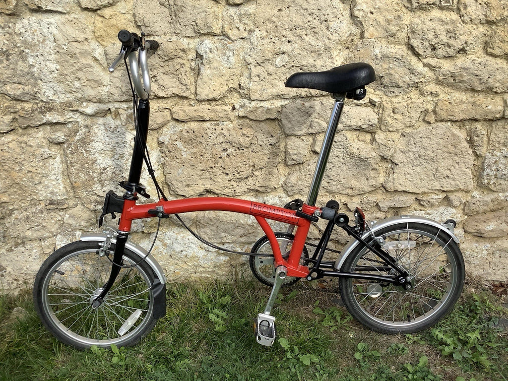 Brompton M3L Folding Bike -  Red - UK DELIVERY