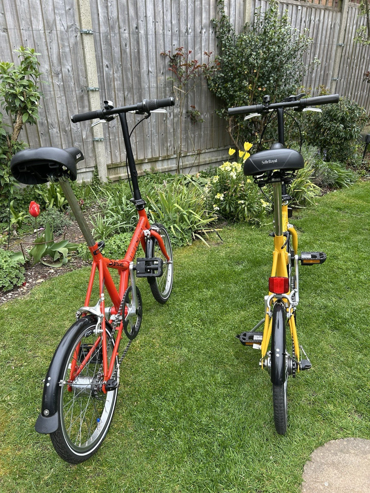 A Pair of 1990s Cresswell Micro Sprint Folding Bikes