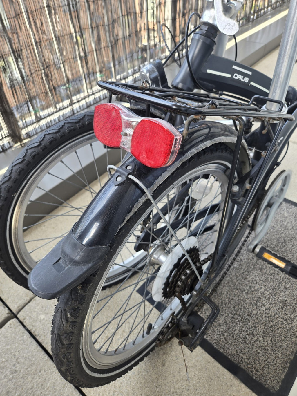 14kg Lightweight Alloy Folding City Commuting Bicycle - Black