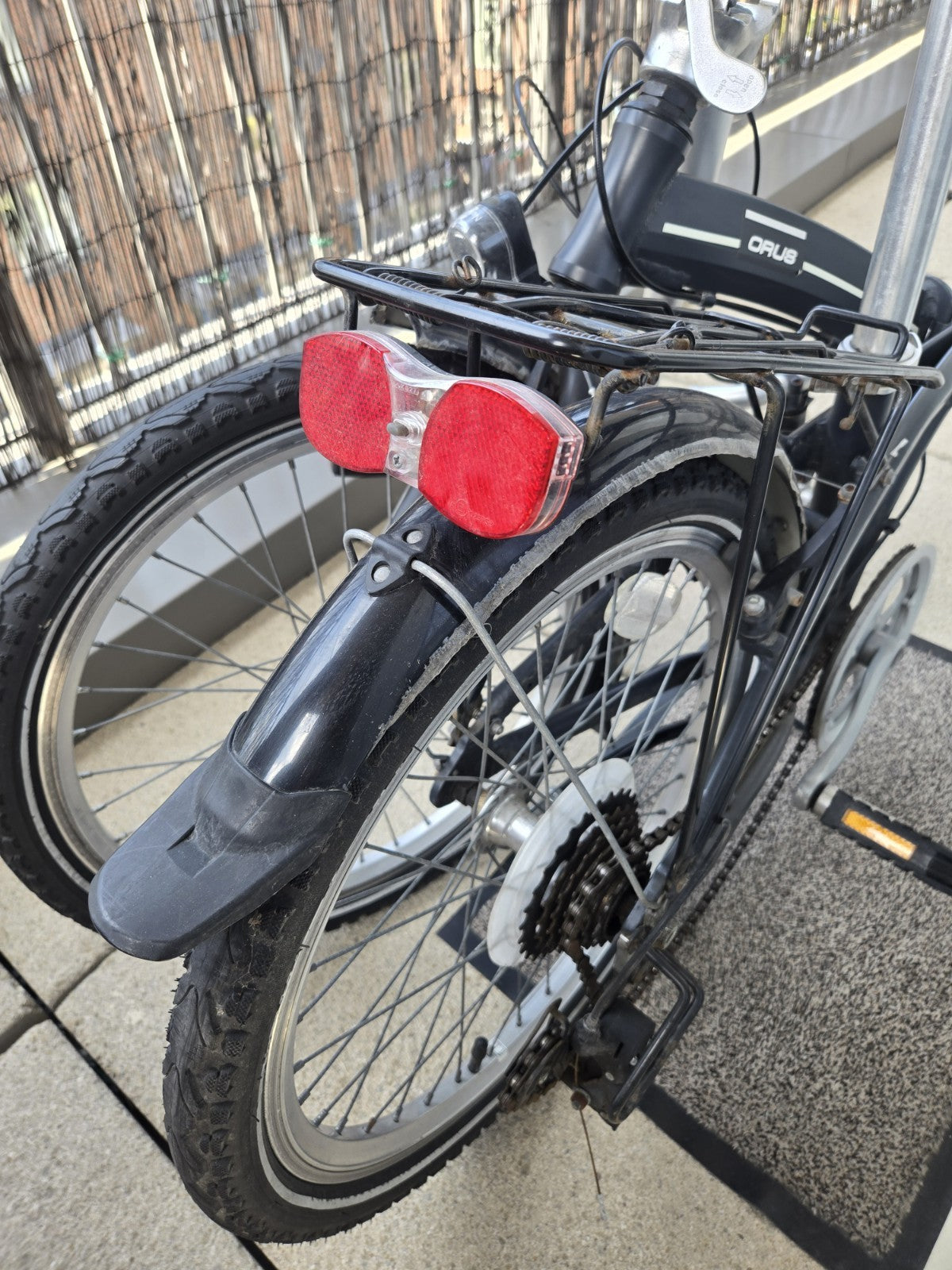 14kg Lightweight Alloy Folding City Commuting Bicycle - Black