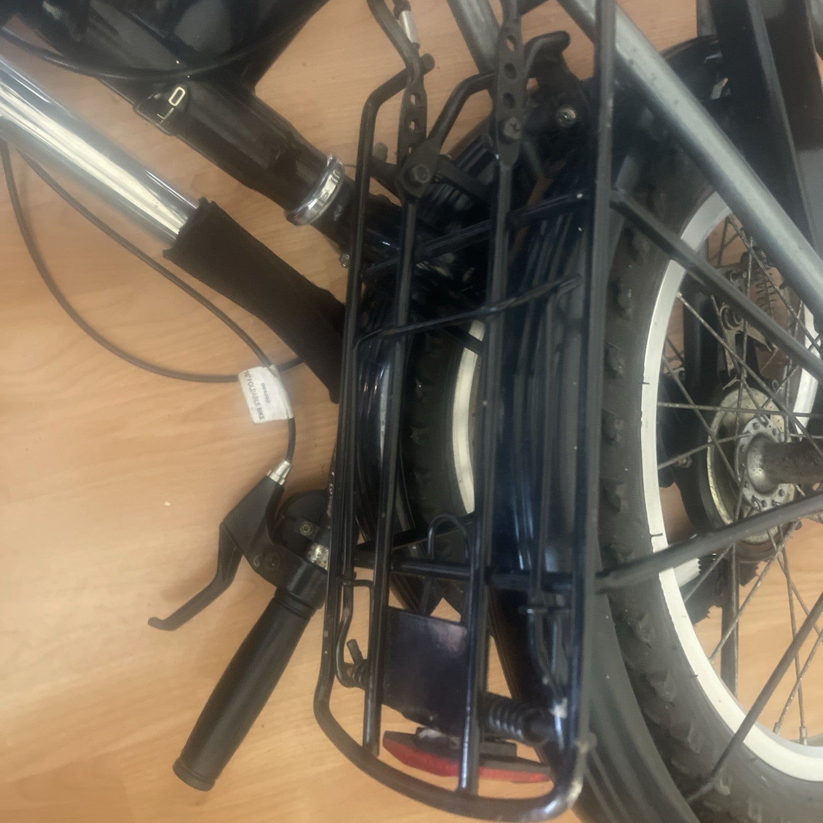 Apollo Folding Bike  Silver/Black