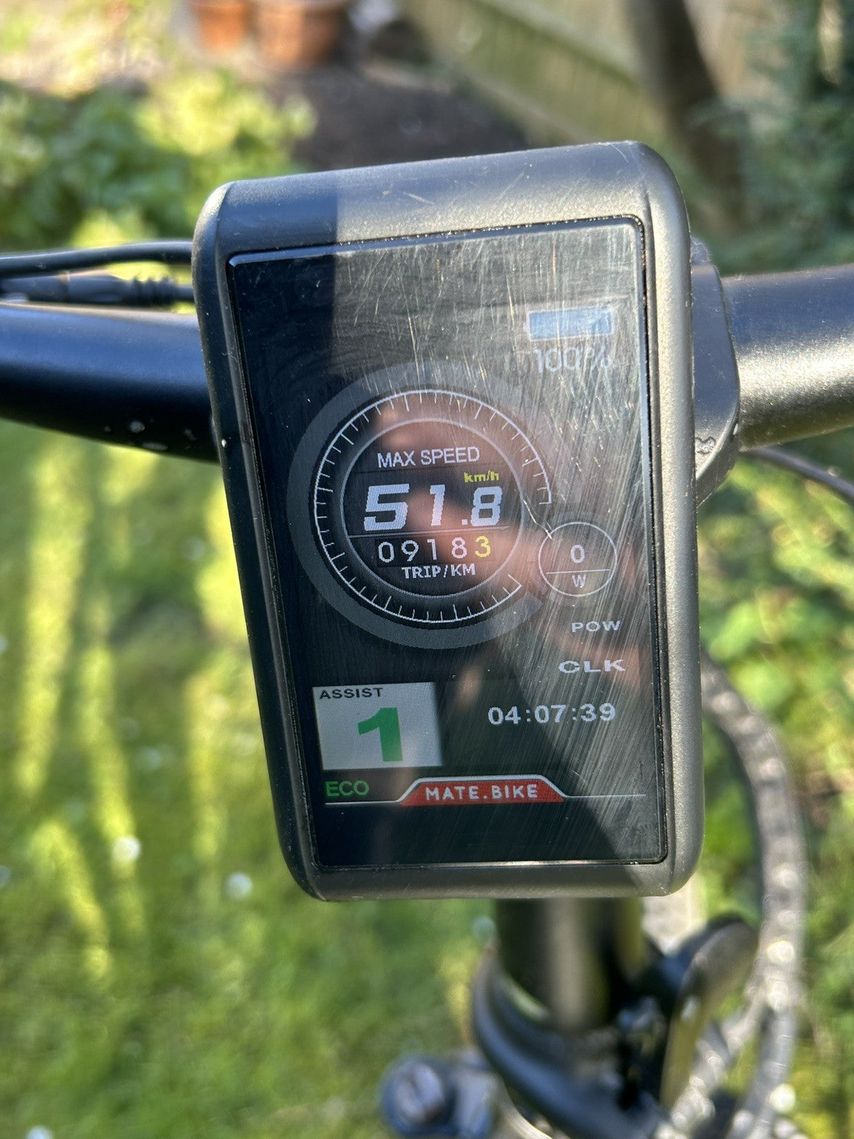 Mate X  750 Black. On road and off road. Folding bike