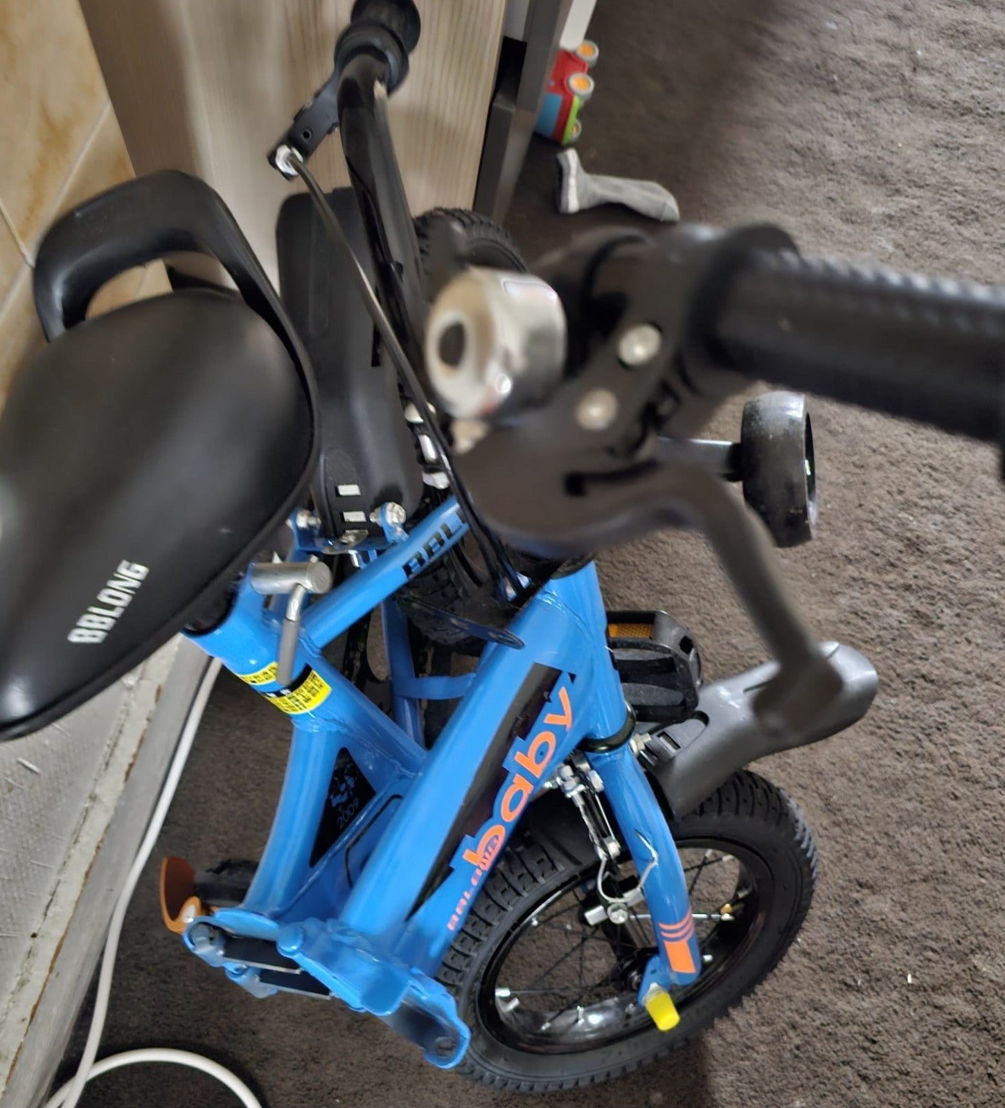 12-inch Toddler Bike Unisex Children's Cycling Bicycle Foldable Training Wheels