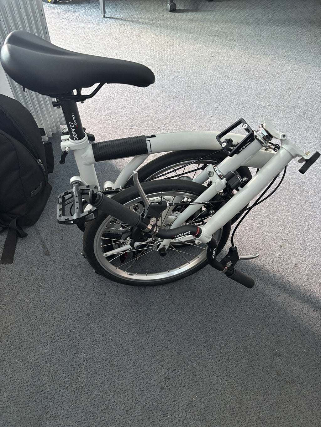 Brompton A Class Folding Bike With Upgrades Nearly New