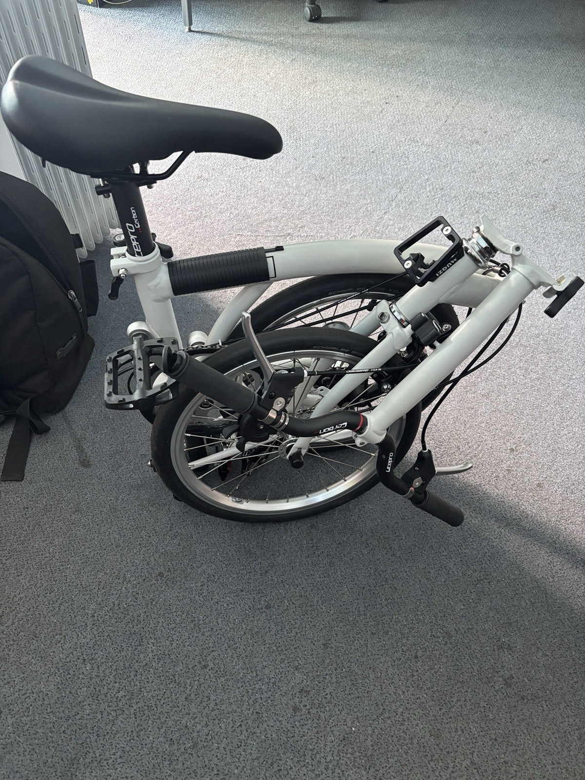 Brompton A Class Folding Bike With Upgrades Nearly New