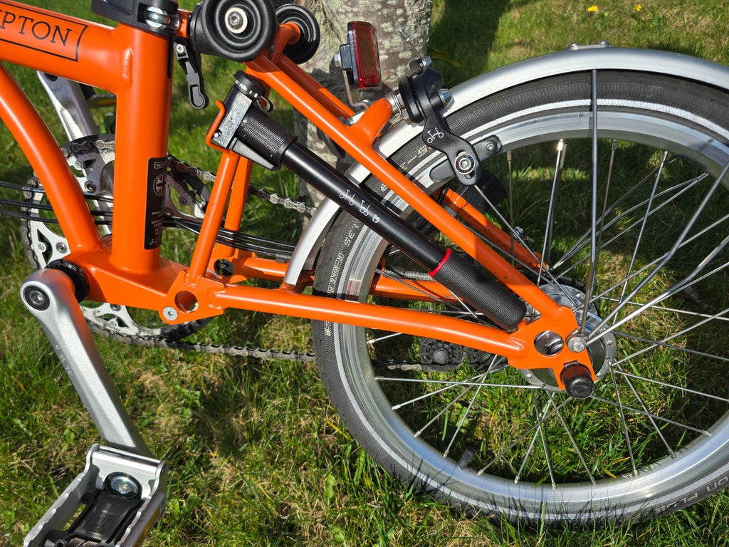 Brompton M6L folding bike, Orange 2019 / 2020 Light use