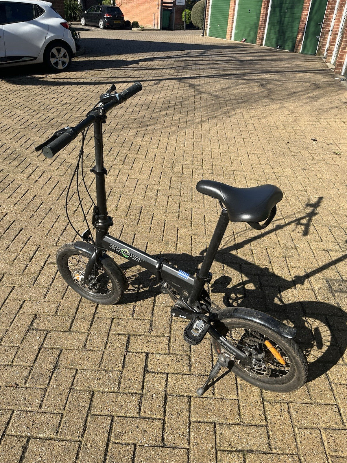 ECOSMO 16" Lightweight Alloy Folding City Bike 6 Speeds, Dual Disc brake