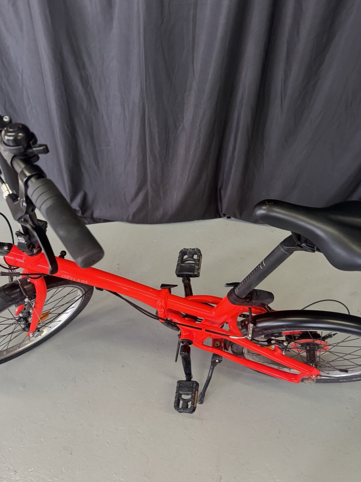 Oxylane Tilt 500 Foldable Bicycle Orange 7-Speed
