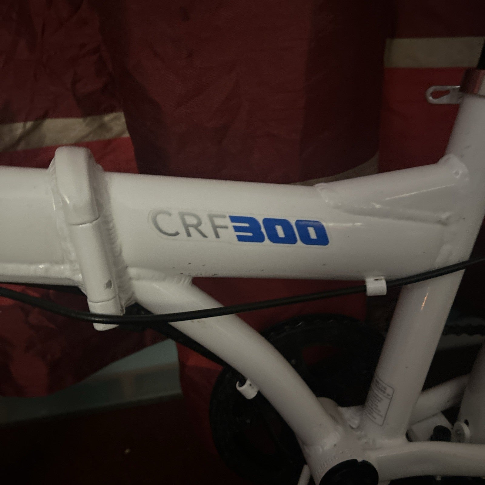 Cross CRF300 alloy folding bike 20in white colour