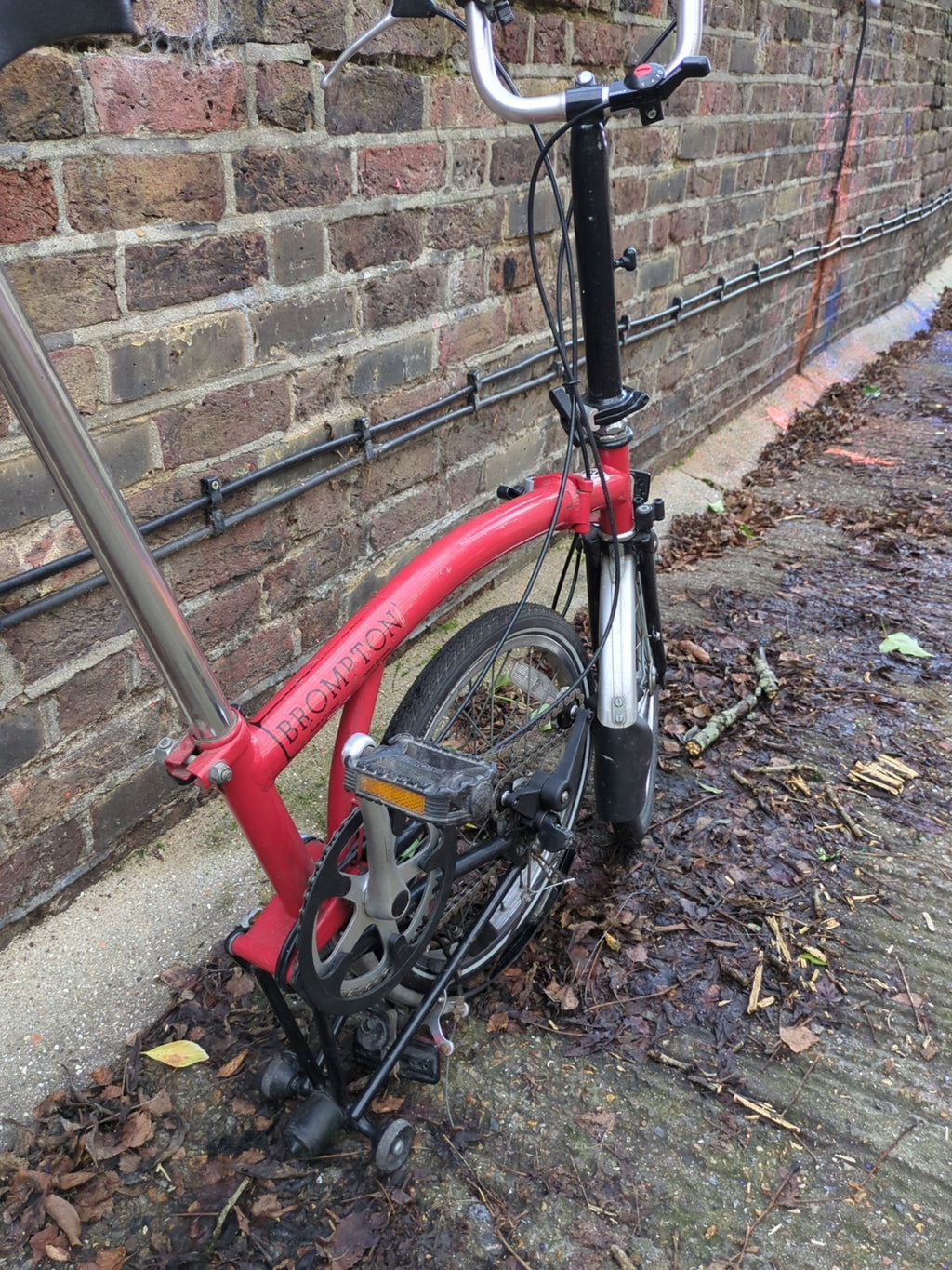 Brompton L5, 1997, Folding Bike, Excellent Condition, Red, Sturmey Archer