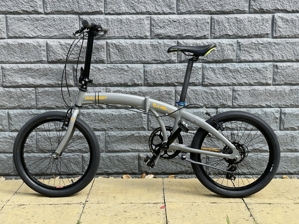Raleigh Evo 2 Folding Bmx Style Custom Bike Upgraded with Bag & Bits one of one!