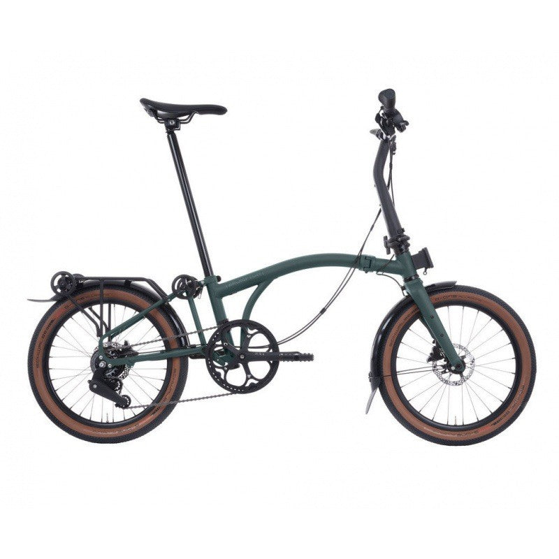 Brompton G Line, 8 speed w Roller Rack - Forest Green - L
