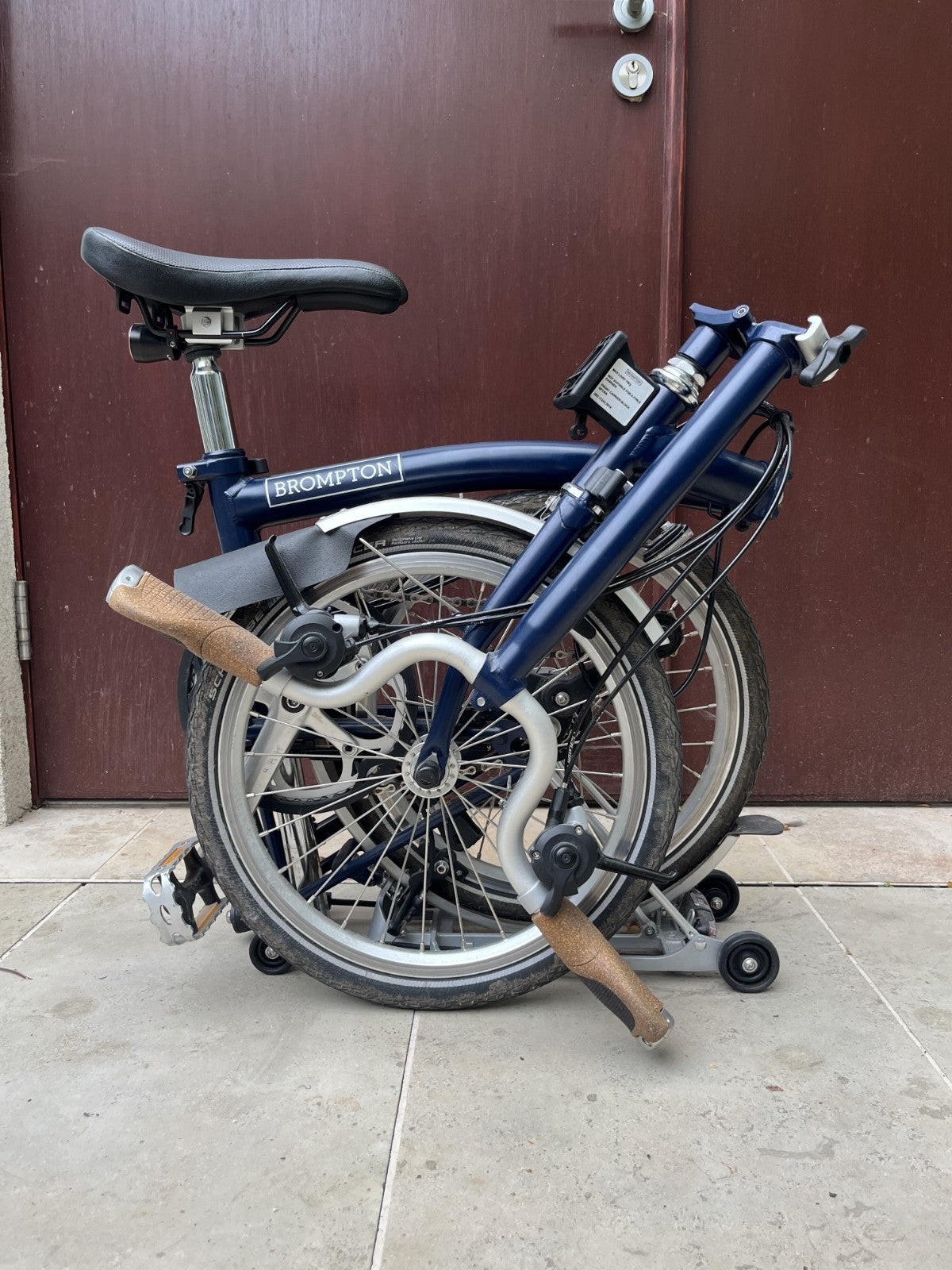 Brompton H6L 2020 Tempest Blue 6 Speed + Rear Rack, One Owner, Lightly Used