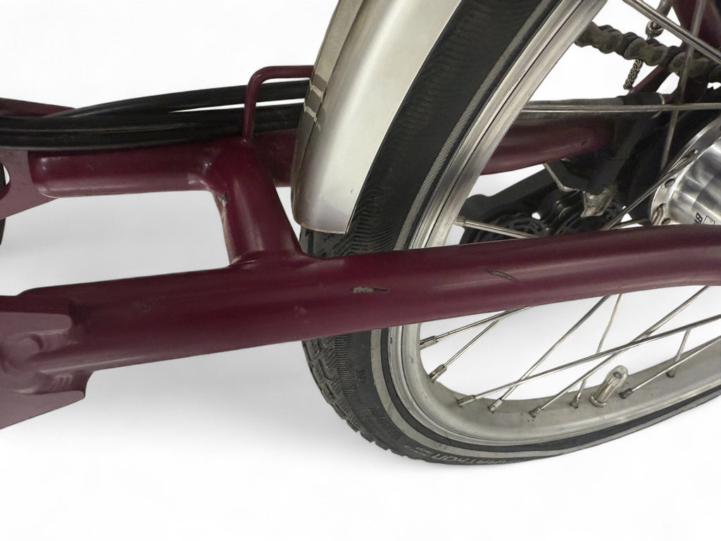 Brompton C Line P6R (6 Speed) folding bicycle - Claret