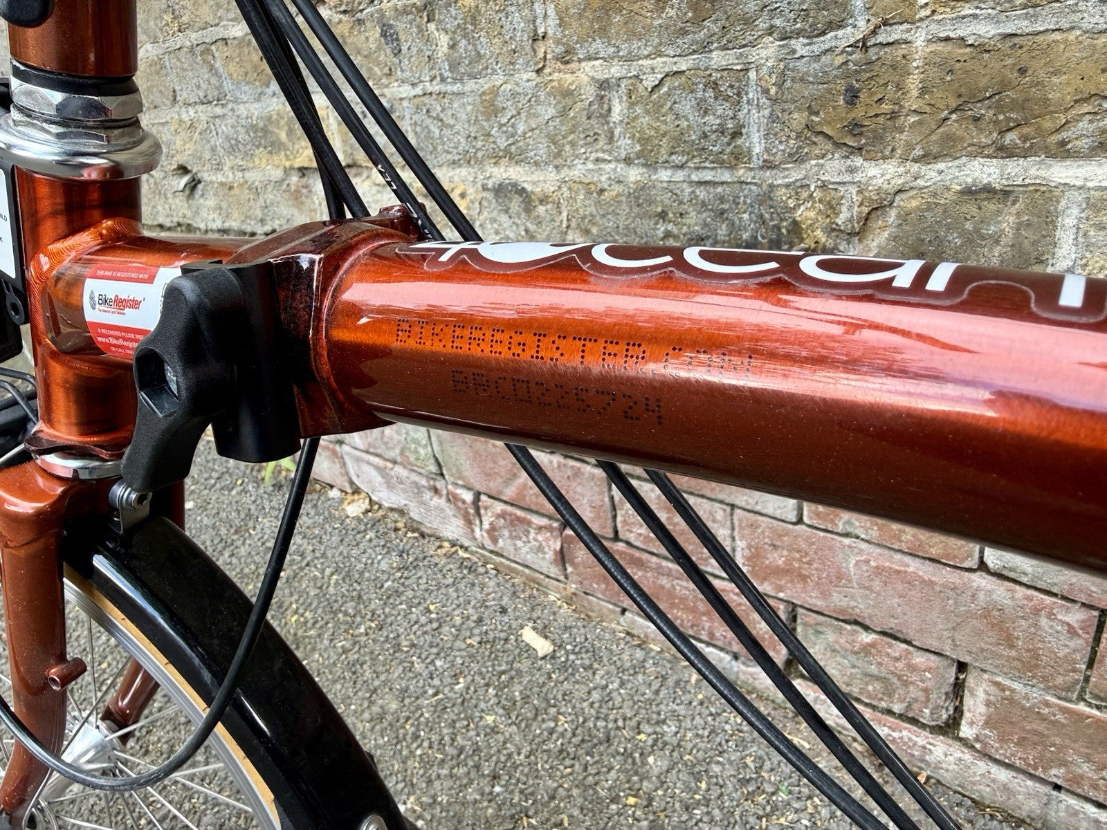 Brompton M6L Flame Lacquer 2019 — Upgraded — Single Owner — Original Receipt