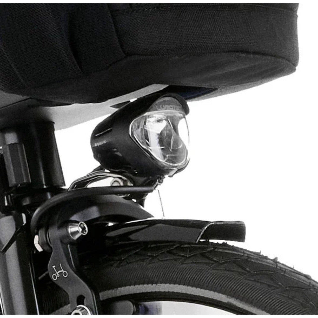 Brompton C Line Explore Elctrc Bike 2025 12-Speed, Roller Frame, Mid Ocean blue