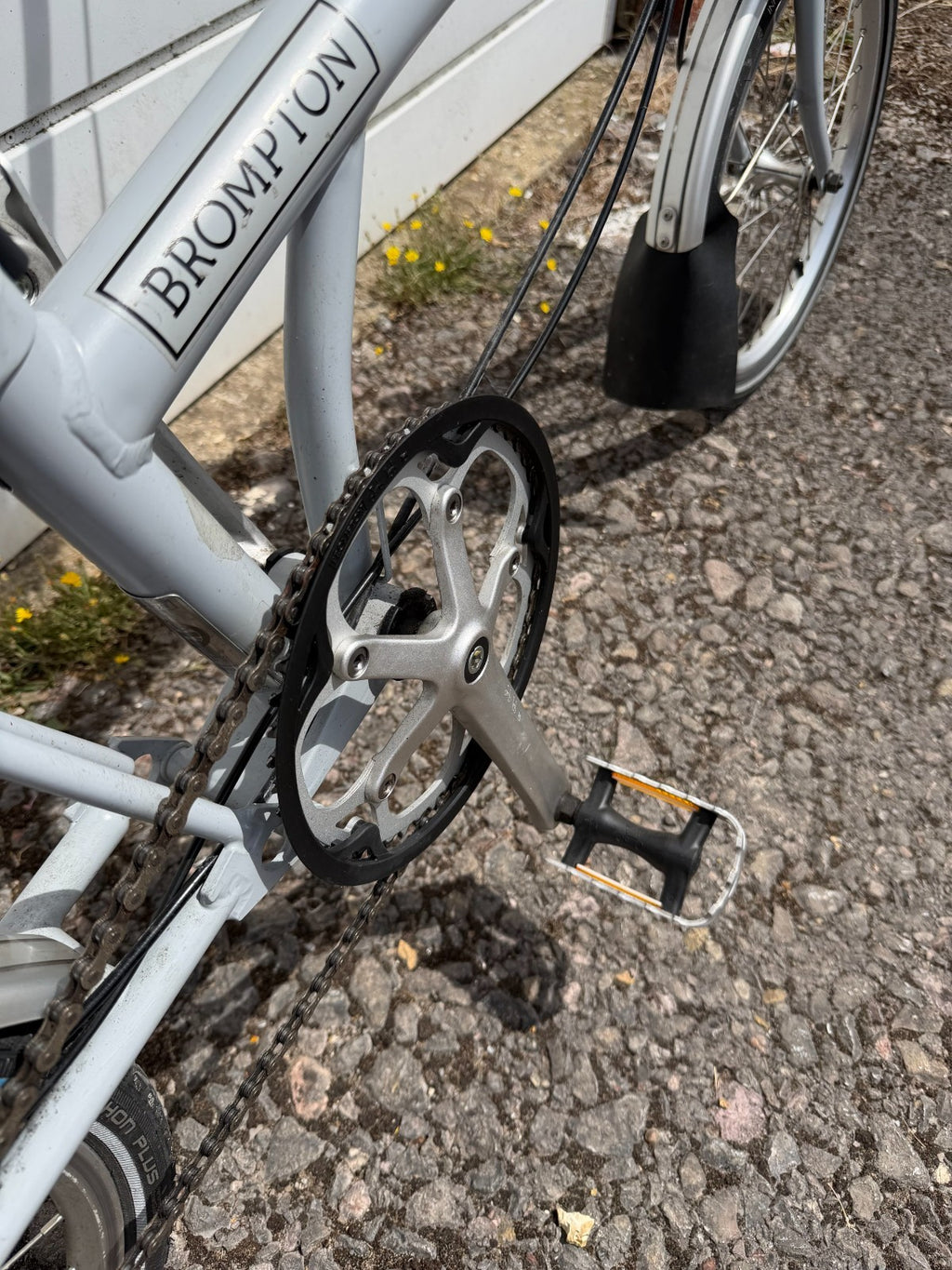 Brompton M3L Folding Bike (2017) – Grey – Original Owner – Receipt/BikeRegister