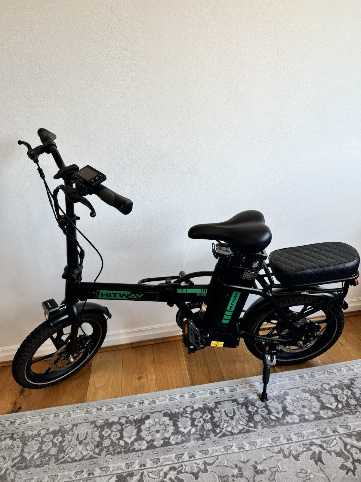 Hitway BK5S Folding Bike (2025), 250W Motor, 36V 10.4Ah