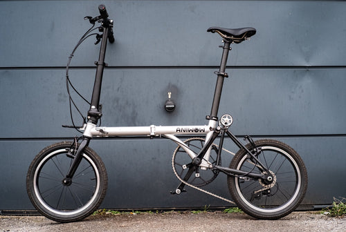 Aniwow AW16  Folding Bike 16 Inch Wheels 5 Speed Shimano, Carbon Fibre Seat Post
