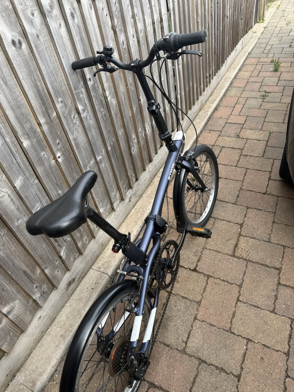 B’TWIN Tilt 500 Folding Bike – Compact 7-Speed Commuter 🚲