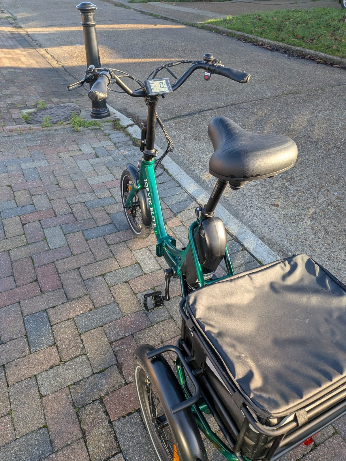Jorvik Elite  Folding Compact Tricycle Jet-16.Ex Demo.24 Miles Usage,L@@k