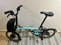 Brompton Bike 6 Speed elctr, Turkish Green, Hardly Used