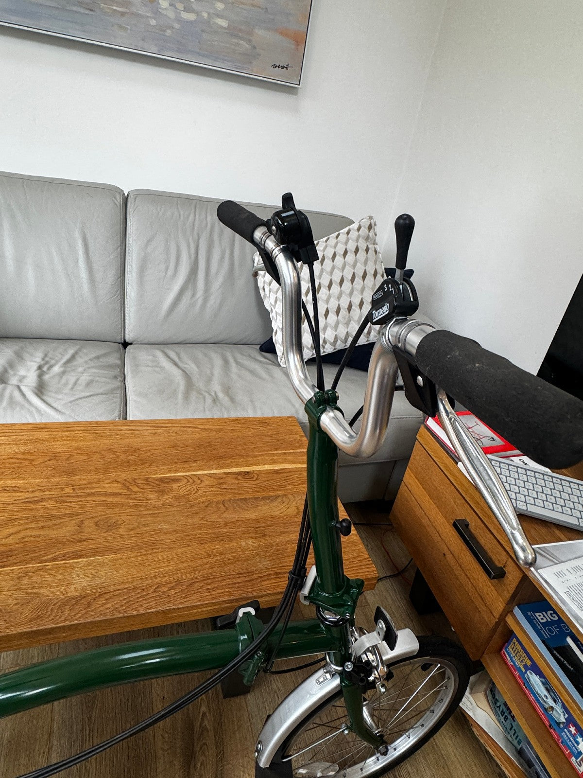 Classic 6-Speed Brompton Folding Bicycle B - Racing Green - MINT