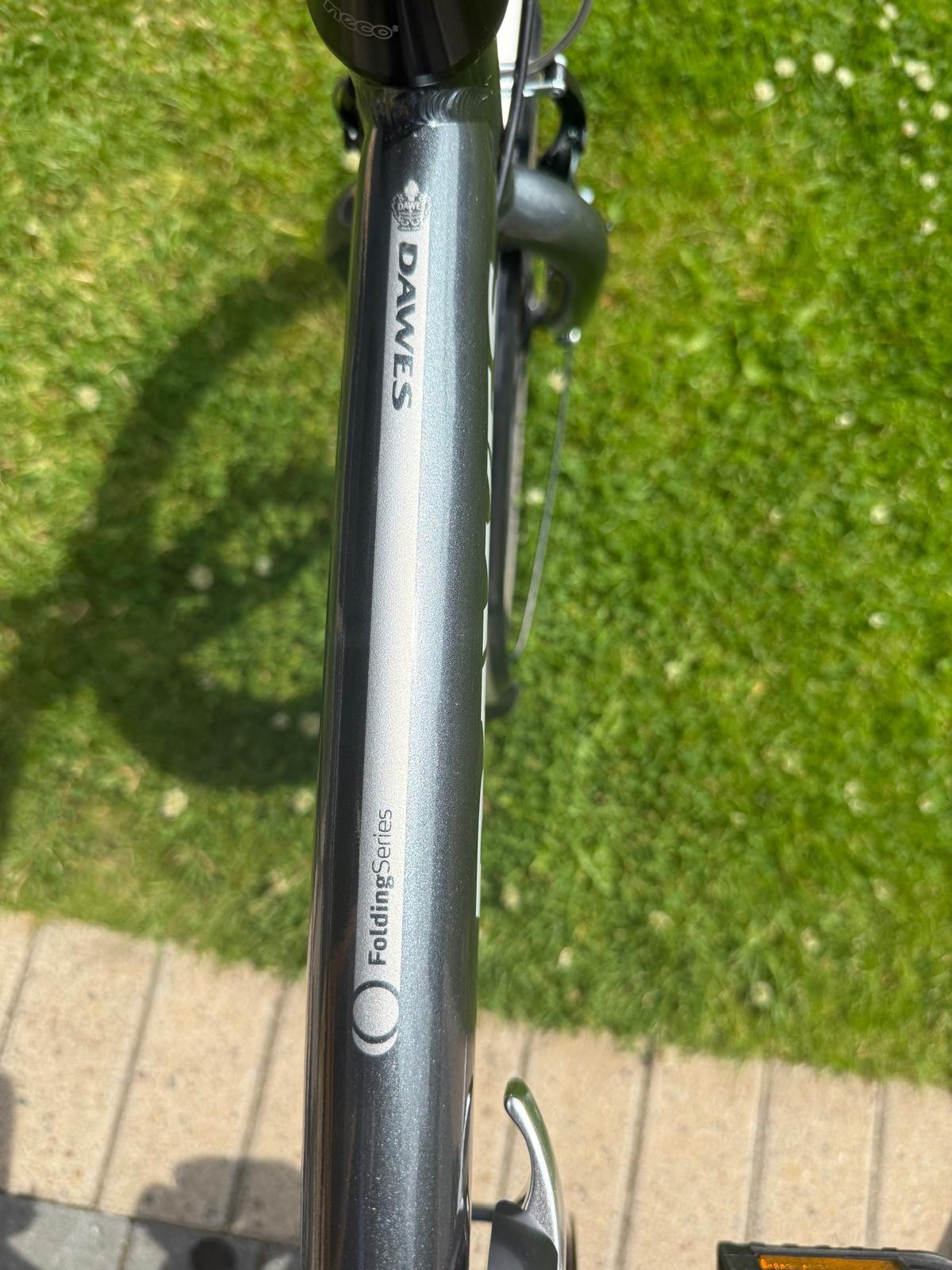 New Dawes Folding Alloy Bike Dawes Kingpin Grey Folder Brand new bike