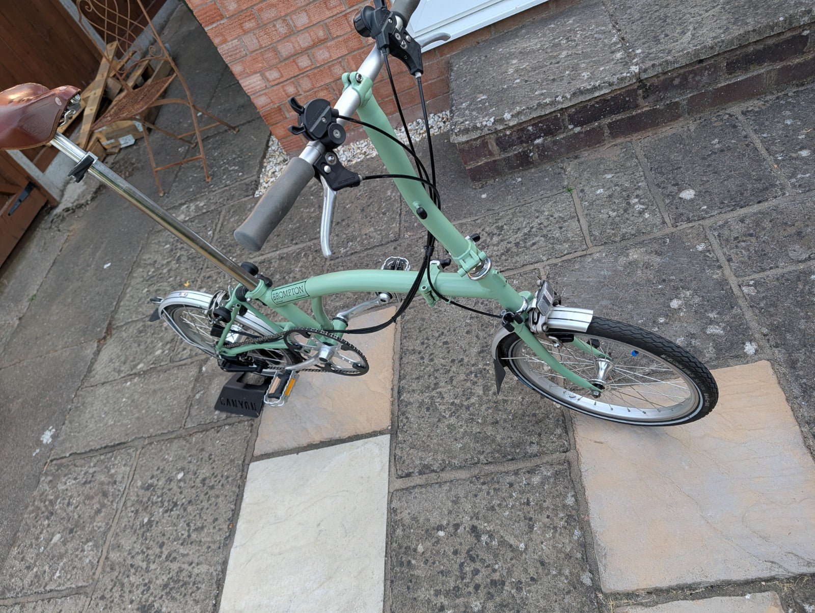 Sage Green 6 Speed Brompton, S6L (2013)