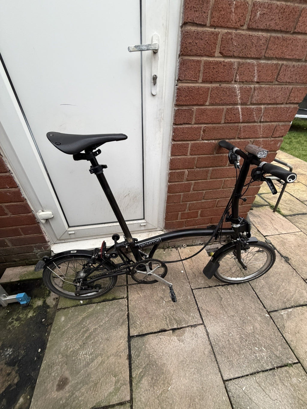 Brompton S6L Black Folding Bicycle 6 speed