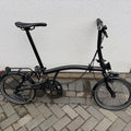 Brompton P Line 4-Speed 2023 Folding Bike Midnight Black