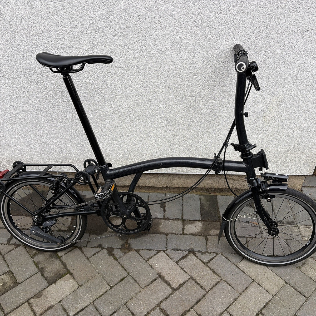 Brompton P Line 4-Speed 2023 Folding Bike Midnight Black