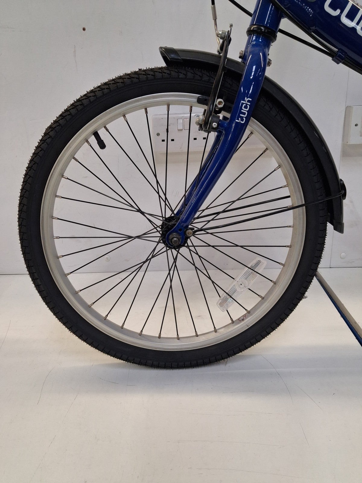 Apollo Tuck 6 Speed 20″ Aluminum Folding Bike - One Size - Blue (Damaged)