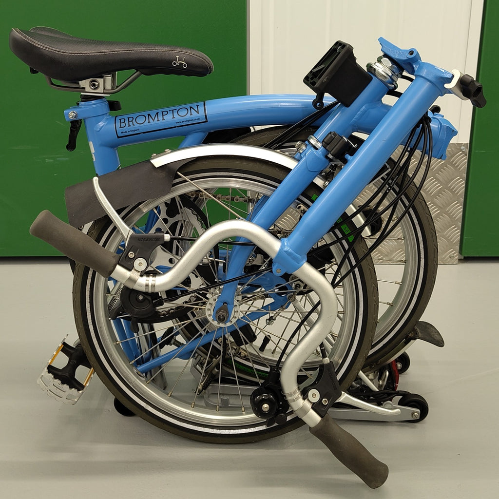 Brompton C Line Explore M6R rack mudguards six gears medium Only test ridden