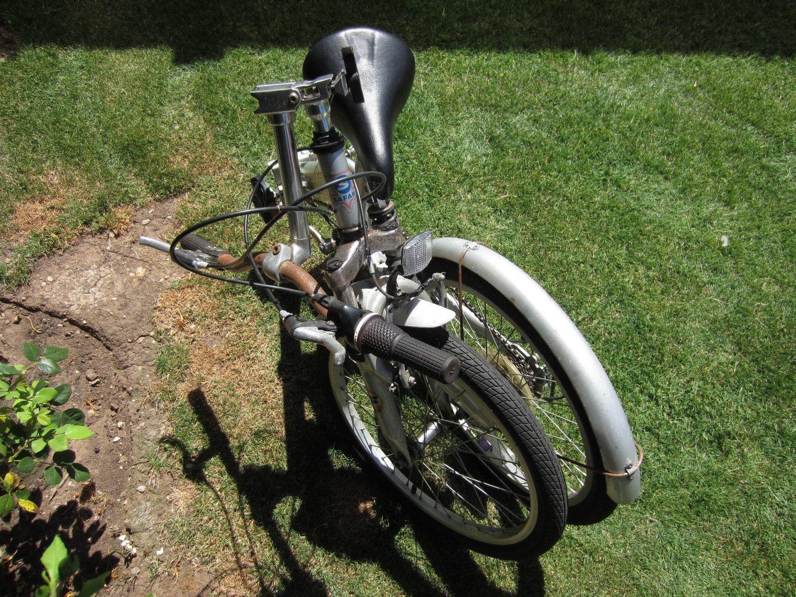 SAFARI FOLD UP BIKE UNISEX FULL SUSPENSION 7 SPEED 20' FOLDING BICYCLE BARGAIN