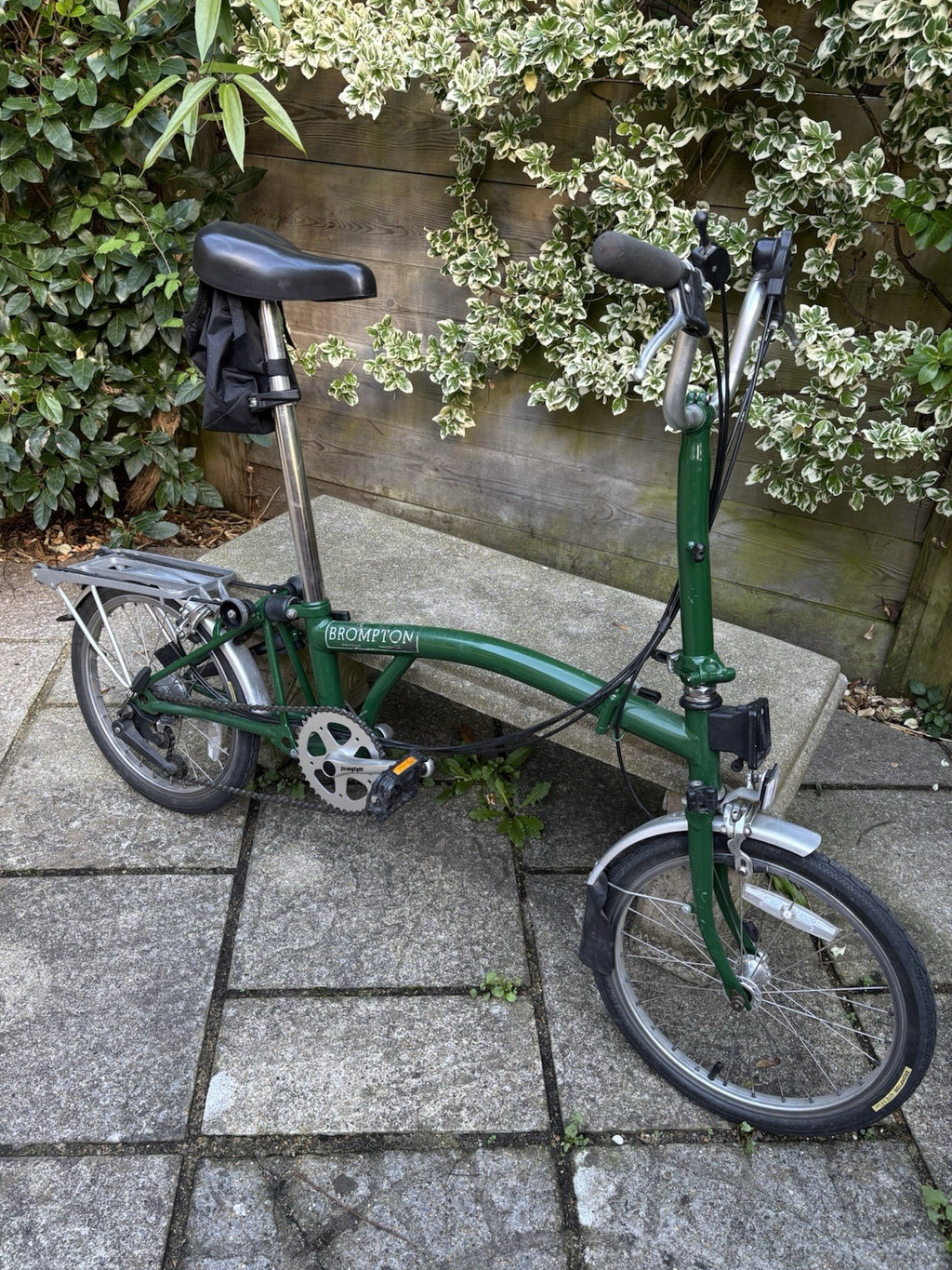Brompton M6L Folding Bike , 6 Speed, British Racing Green - Used, UK Made