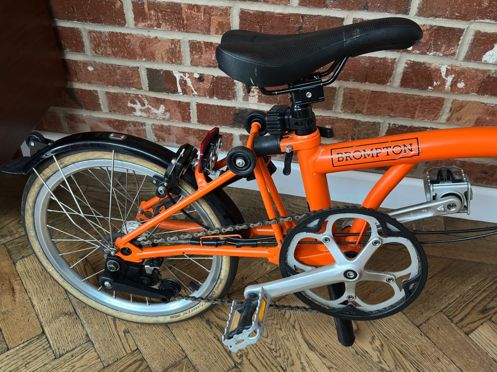Brompton S2L Folding Bike Orange 2 Speed - 2019 Bicycle Fold Up S2 L