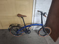 Raleigh Stowaway Folding Bike 6 Speed Metallic Blue.Never Used Great Condition