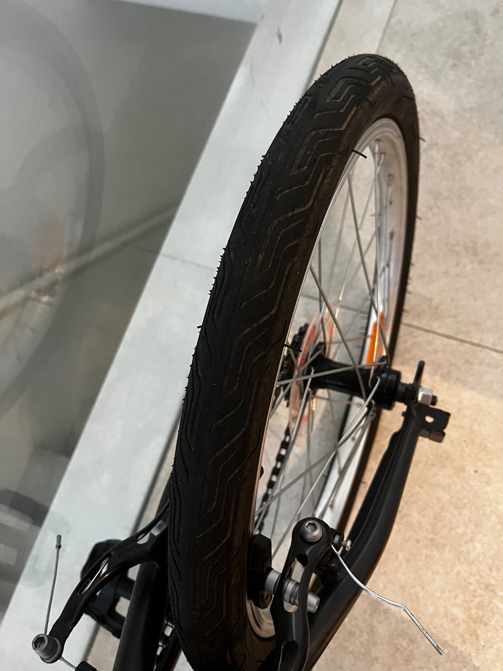 Oxylane Folding Bike Tilt 100 Black