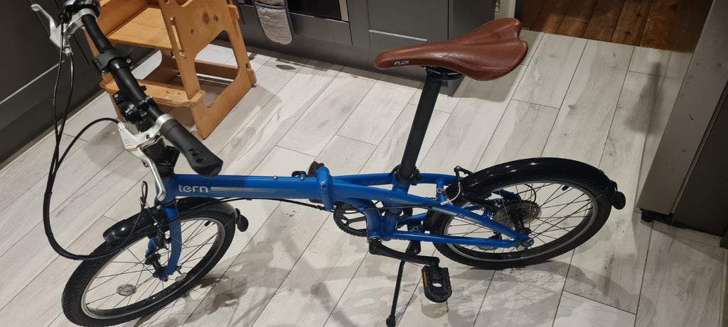 Tern Bicycle Link B7 20" 7 Speed  Blue Folding Bicycle Easy Carry RRP £650.00