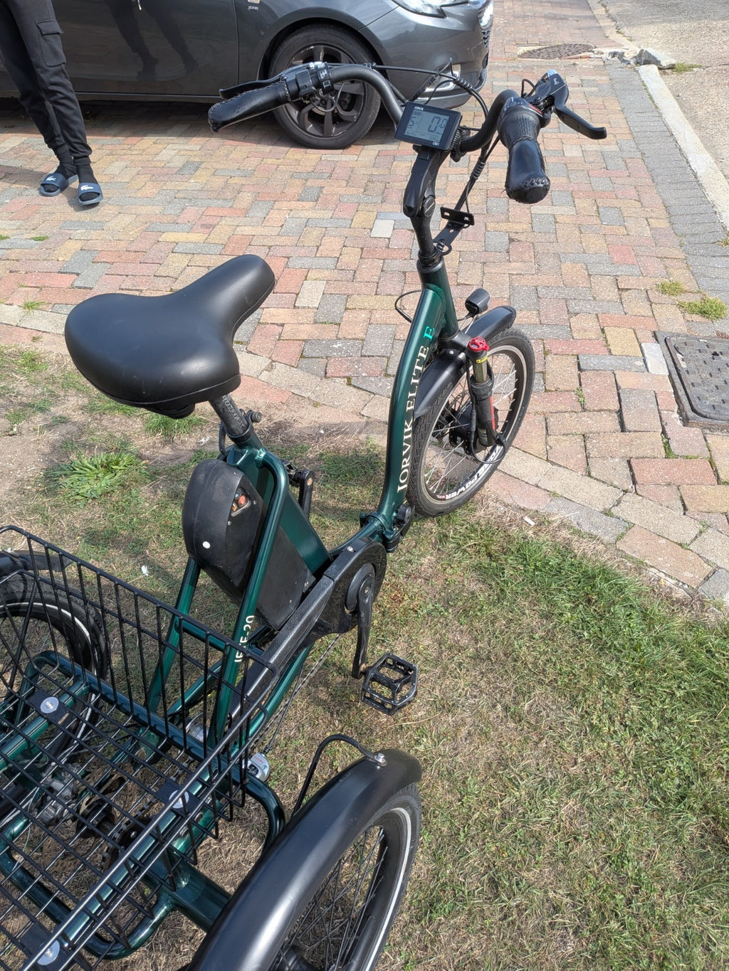 Jorvik JET-E Elite Folding Electric Tricycle,20"New Front motor, Serviced.L@@K