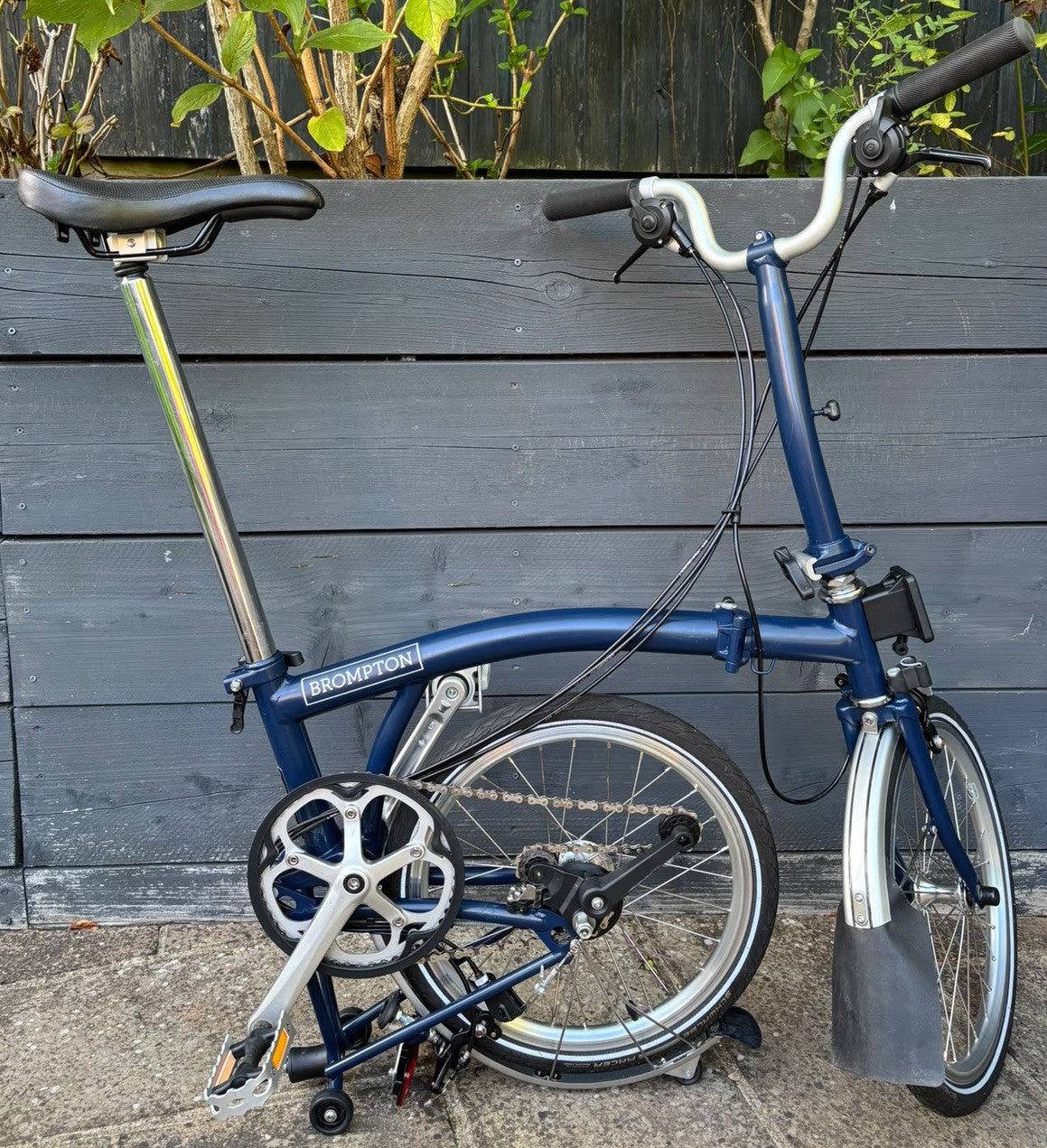 2021 Brompton M6L C Line Folding Bicycle 6 Speed Tempest Blue - Hardly Used
